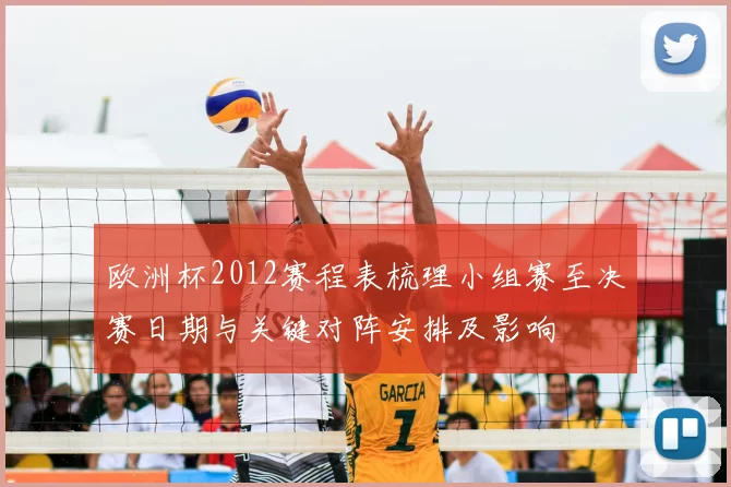 欧洲杯2012赛程表梳理小组赛至决赛日期与关键对阵安排及影响